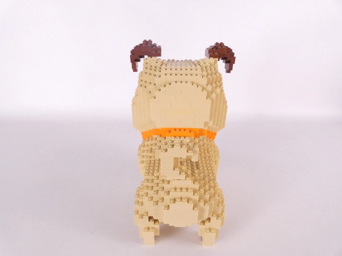 3D Lego - Mopshond Mel - animatiefilm (The Secret Life of Pets)