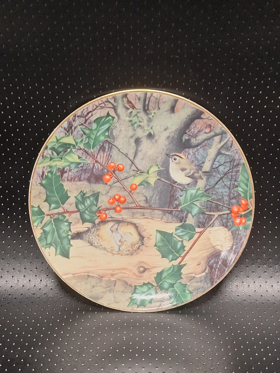 Franklin Porcelain "The Woodland Year" – Complete set van 6 verzamelborden door Peter Barrett (1981)