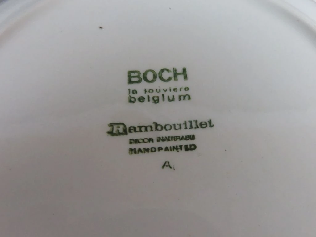 Set van 7 vintage diepe borden Rambouillet