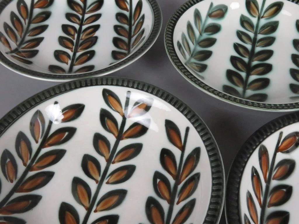 Set van 7 vintage diepe borden Rambouillet