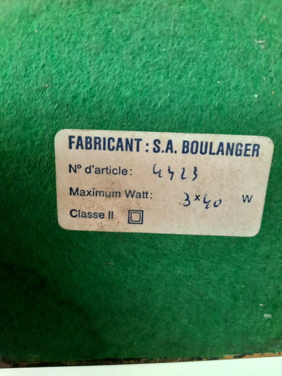 S.A. Boulanger – Hollywood Regency 'Palmboom' Tafellamp – Jaren 70 – België