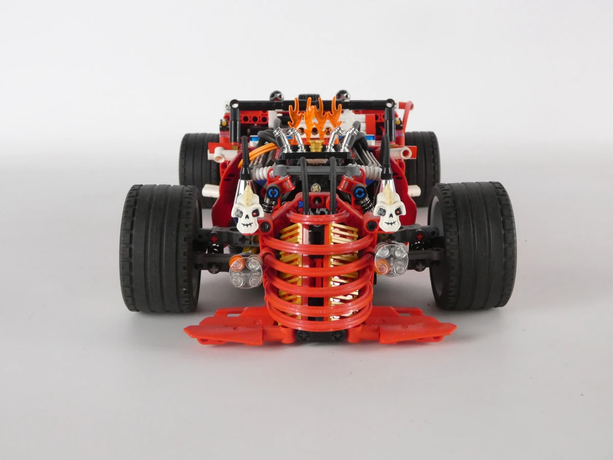 Lego Gedetailleerde rode racewagen met accessoires