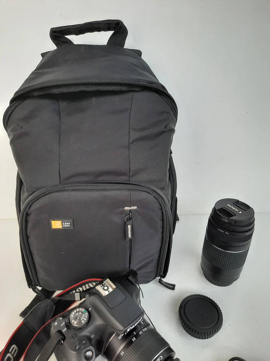 Complete Canon EOS 2000D Spiegelreflexcamera Set – Incl. 2 Lenzen & Tas (Zgan)