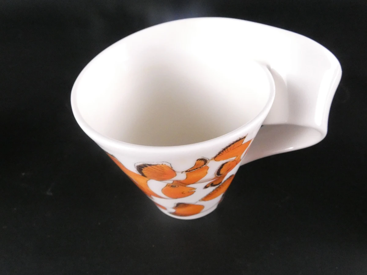 Villeroy & Boch koffieset met 3 kopjes en schotels