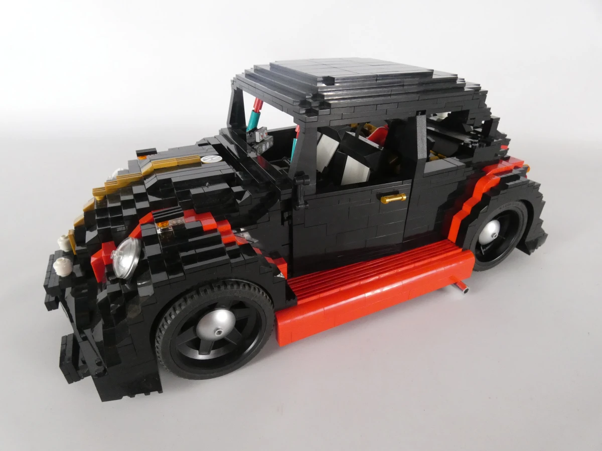 Lego model Volkswagen Kever met bouwinstructies
