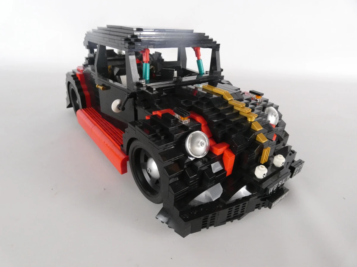 Lego model Volkswagen Kever met bouwinstructies