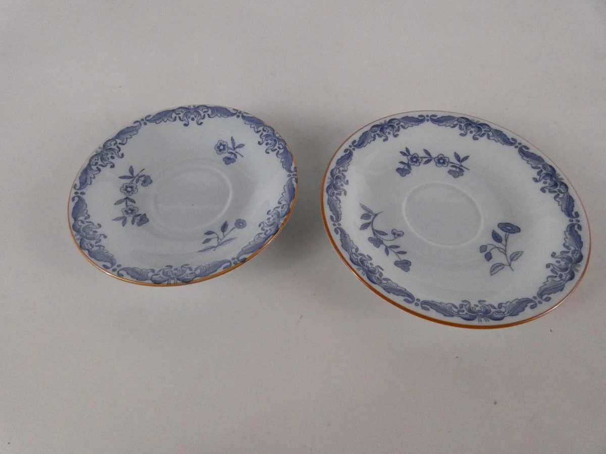 Set van 7 vintage kop en schotels Rörstrand Ostindia