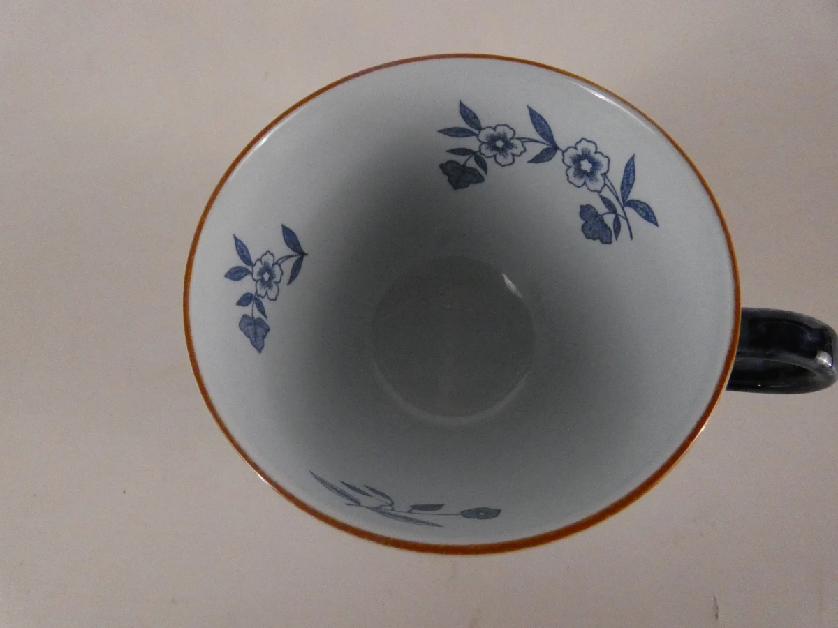 Set van 7 vintage kop en schotels Rörstrand Ostindia