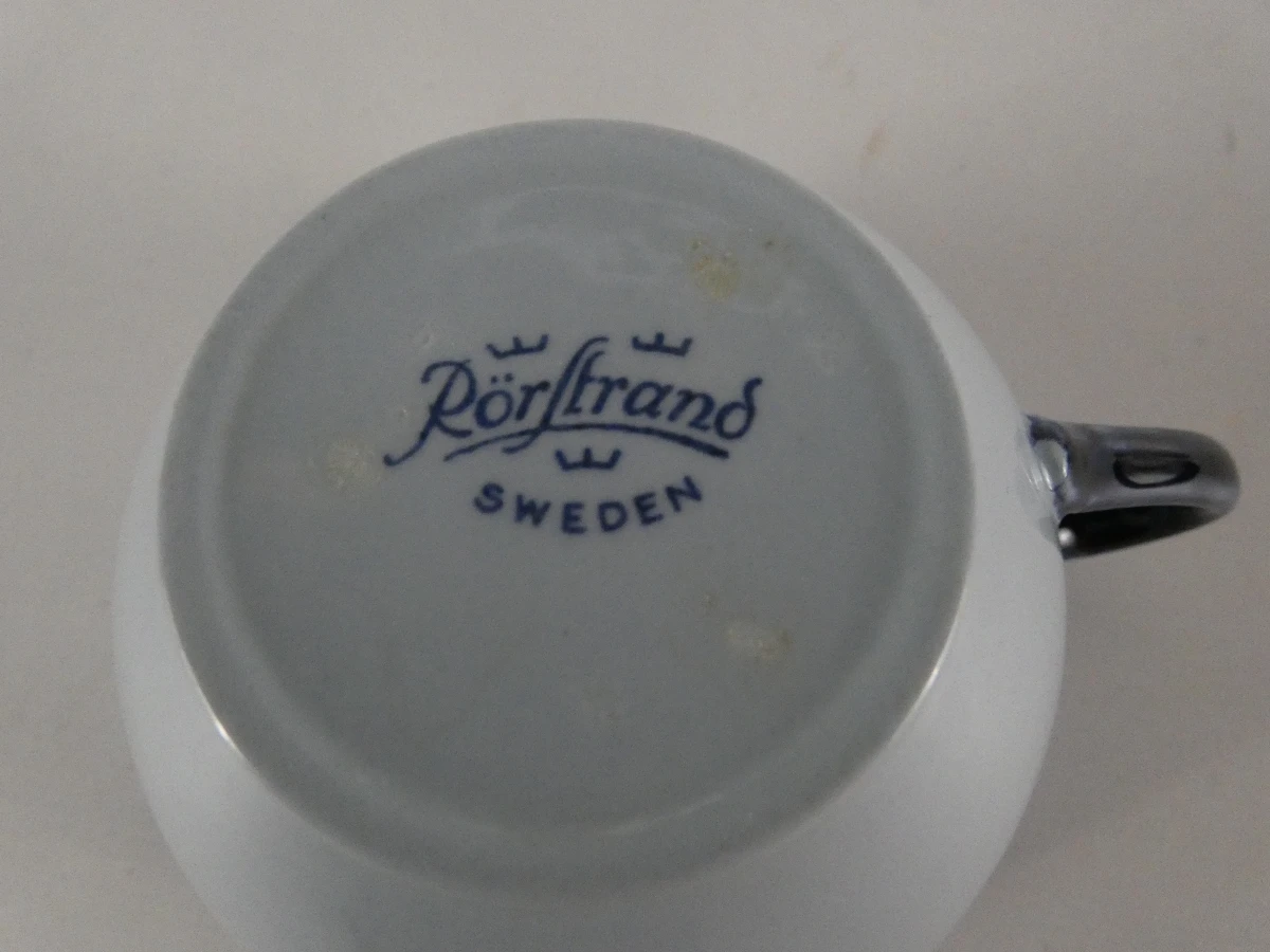 Set van 7 vintage kop en schotels Rörstrand Ostindia