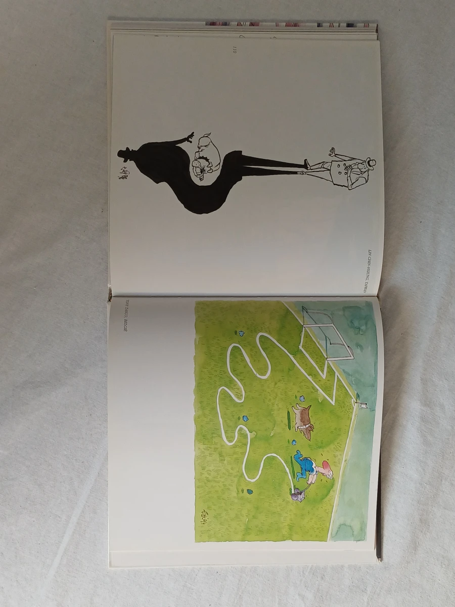 Collectie boeken over cartoons
