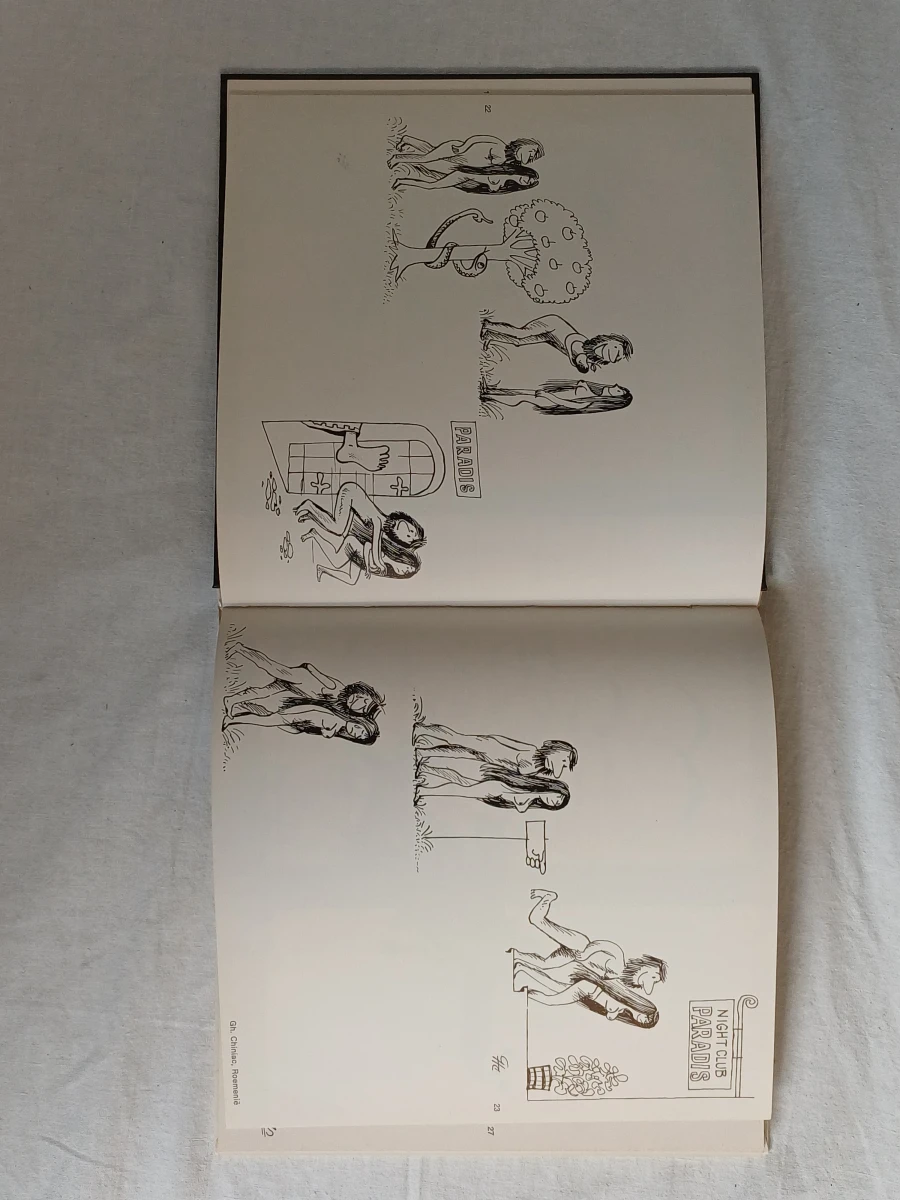 Collectie boeken over cartoons