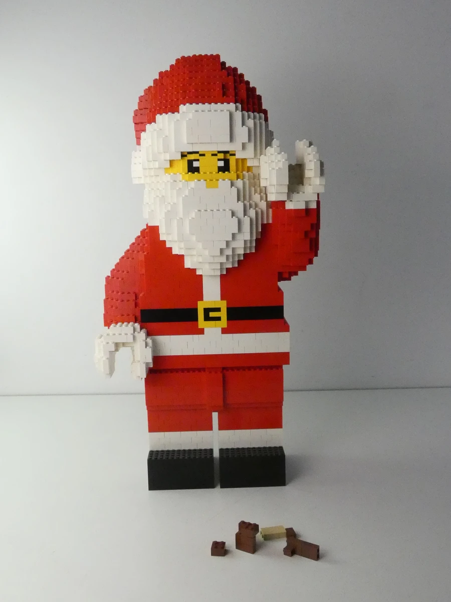 Lego kerstman figuur