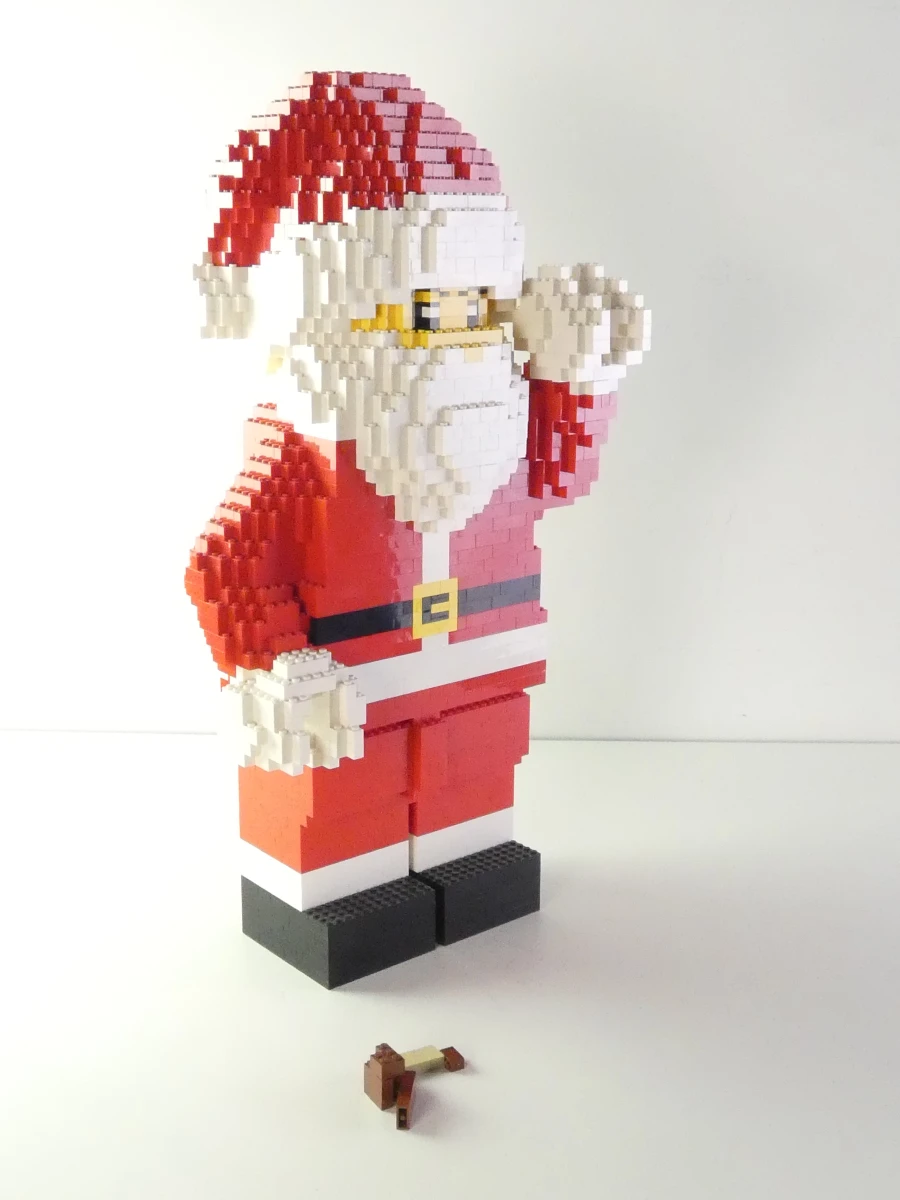 Lego kerstman figuur