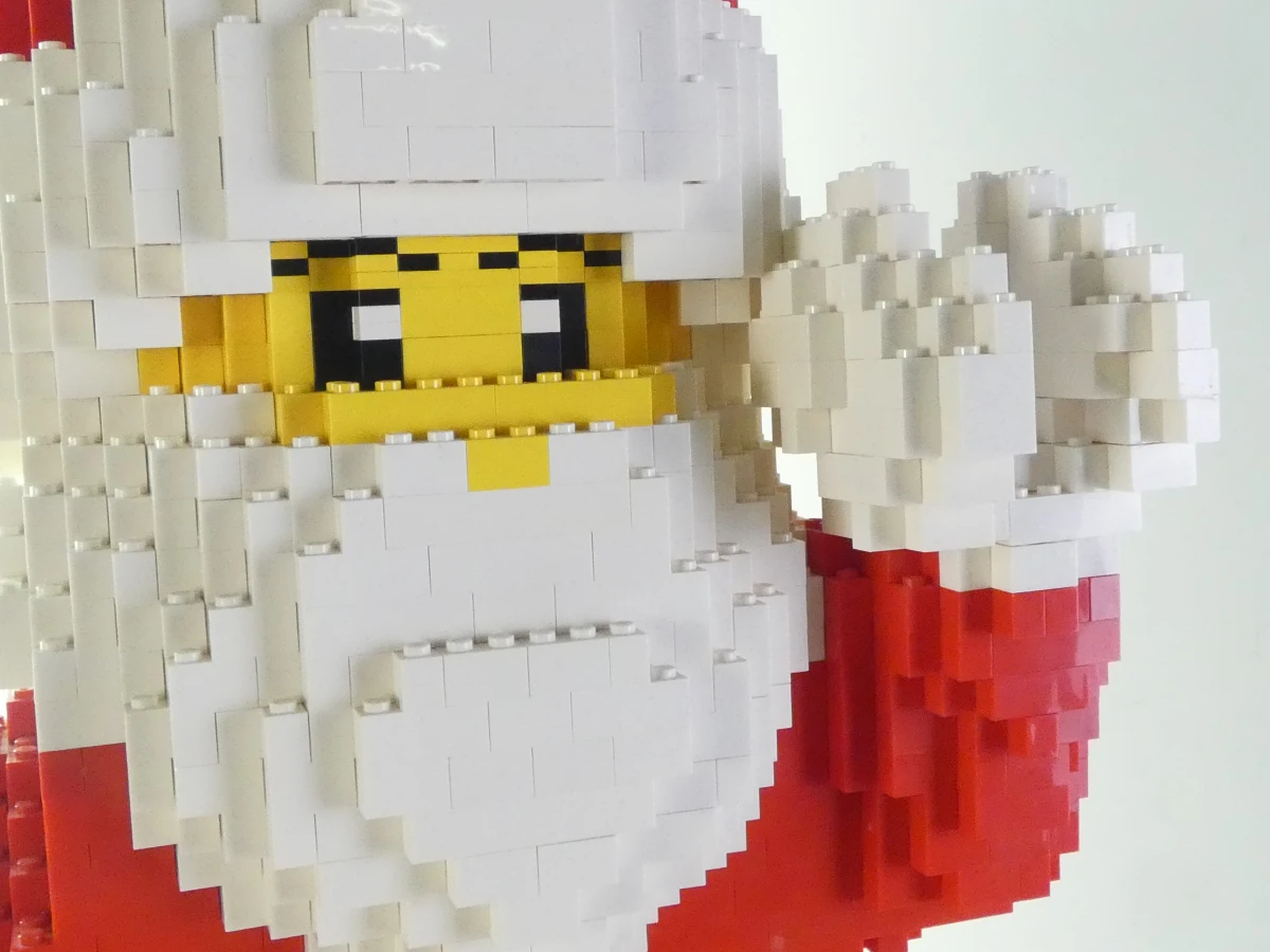 Lego kerstman figuur