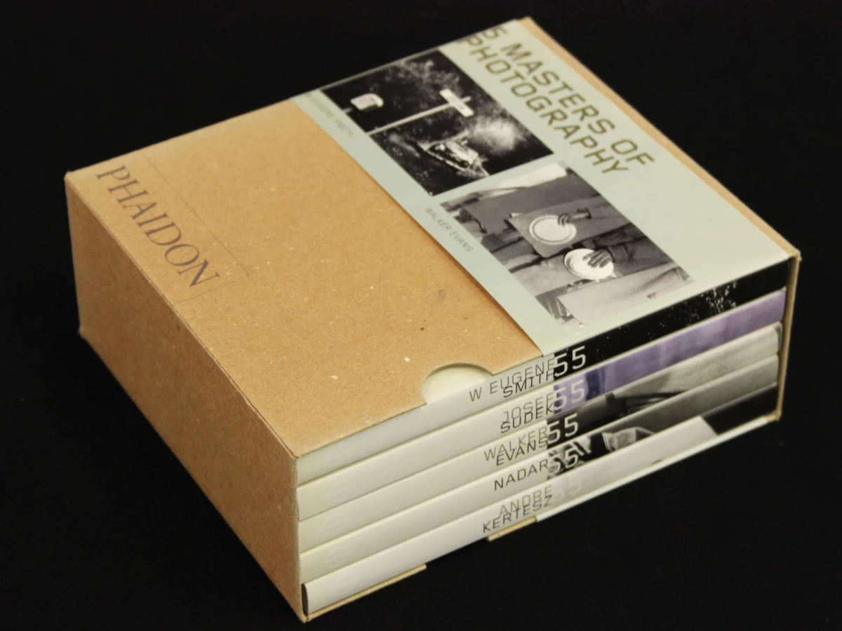 Phaidon 55 – Set van 25 fotografieboeken in 5 verzamelboxen