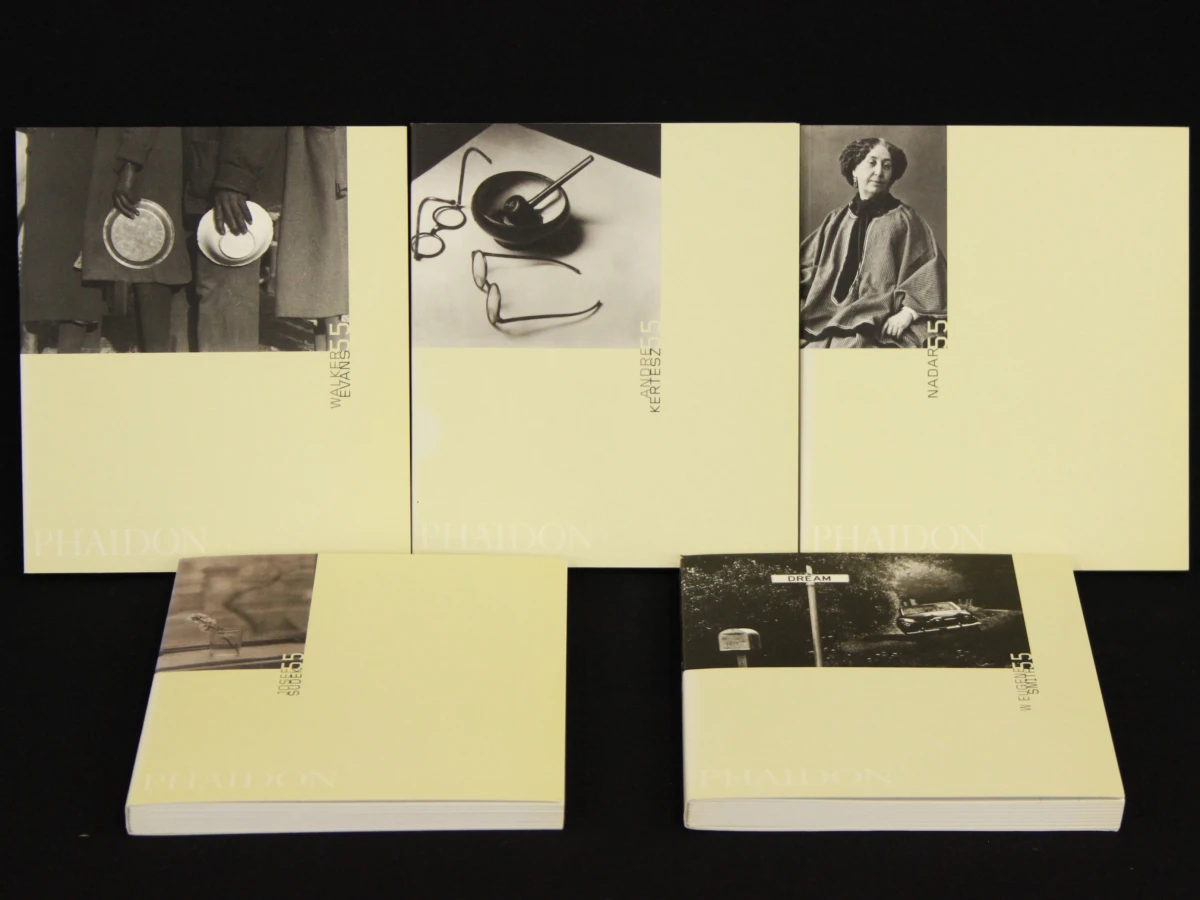 Phaidon 55 – Set van 25 fotografieboeken in 5 verzamelboxen