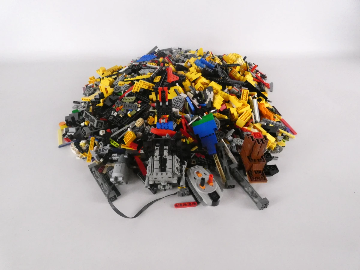 Grote verzameling LEGO bouwstenen en accessoires