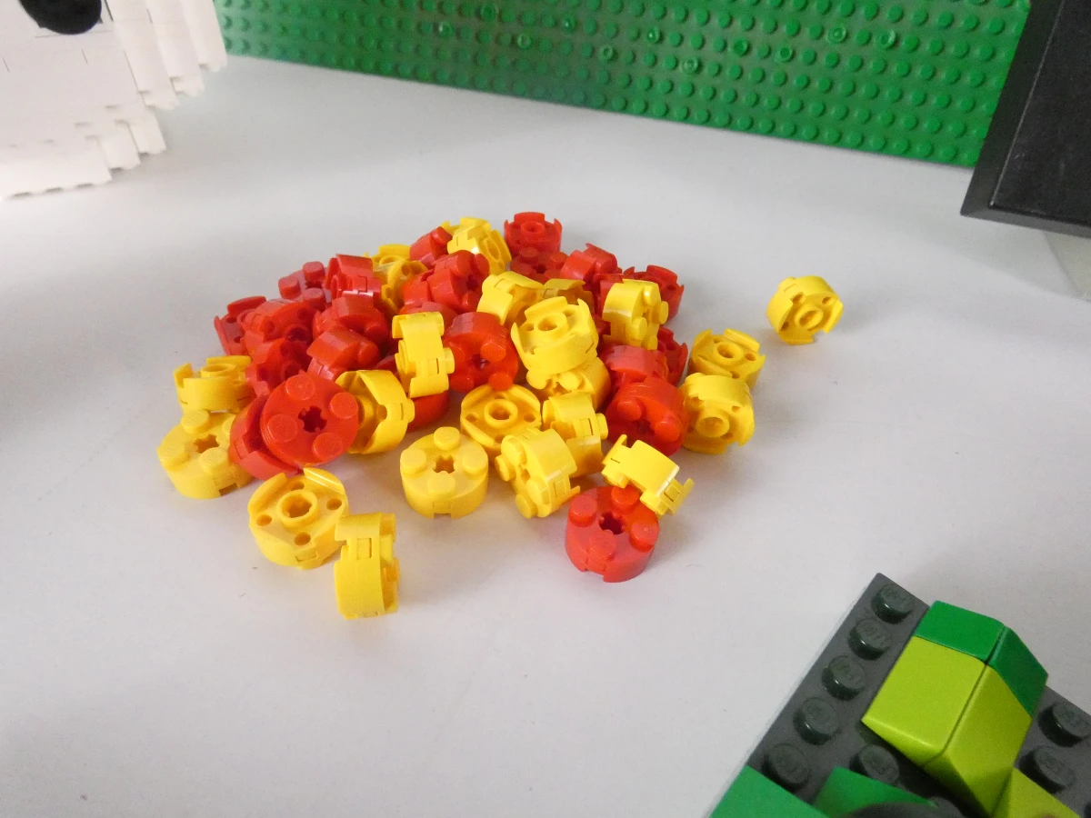 Grote verzameling LEGO bouwstenen en accessoires