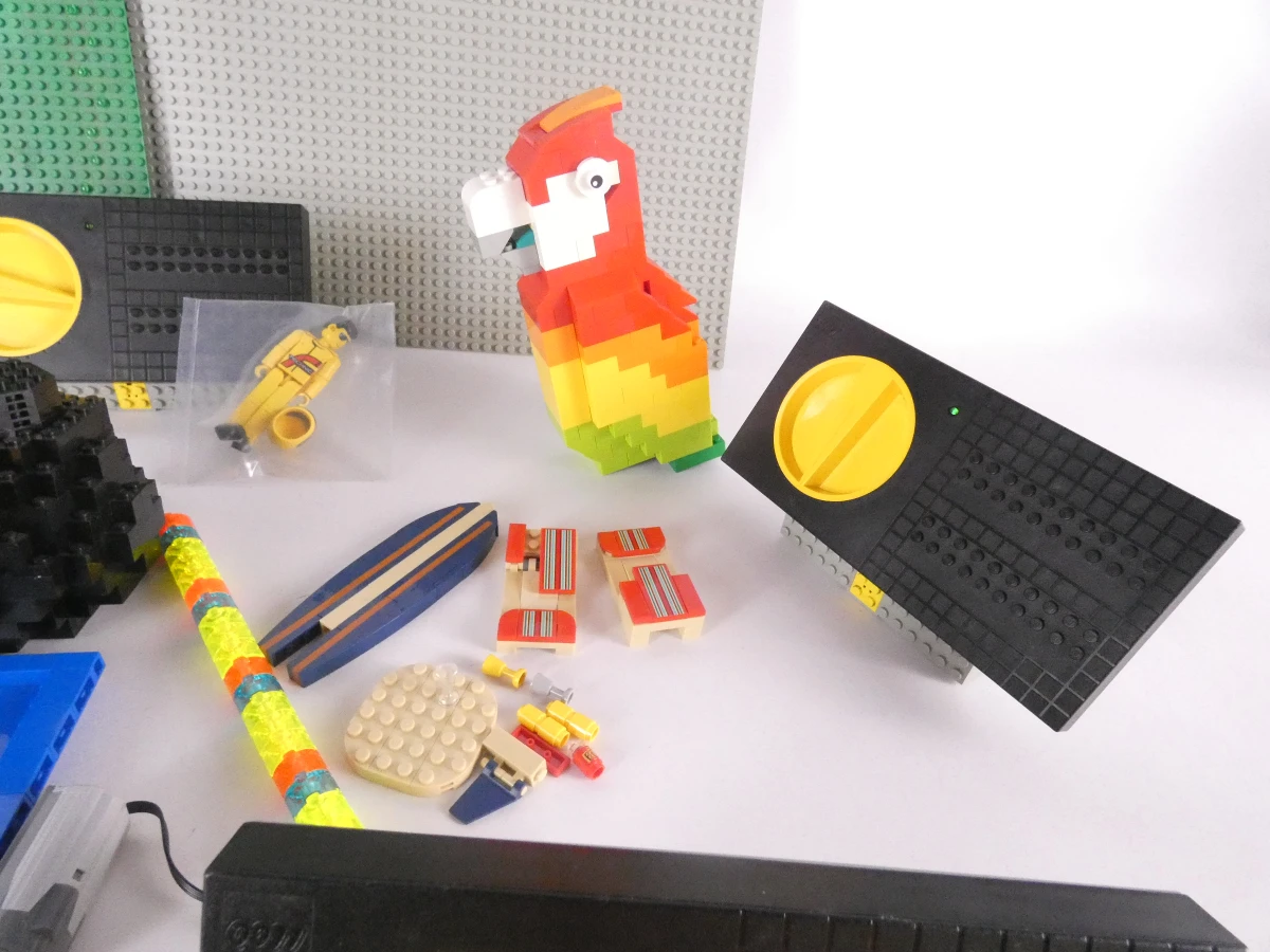 Grote verzameling LEGO bouwstenen en accessoires