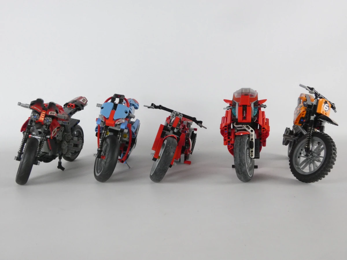 Lot LEGO Technic motorfietsen