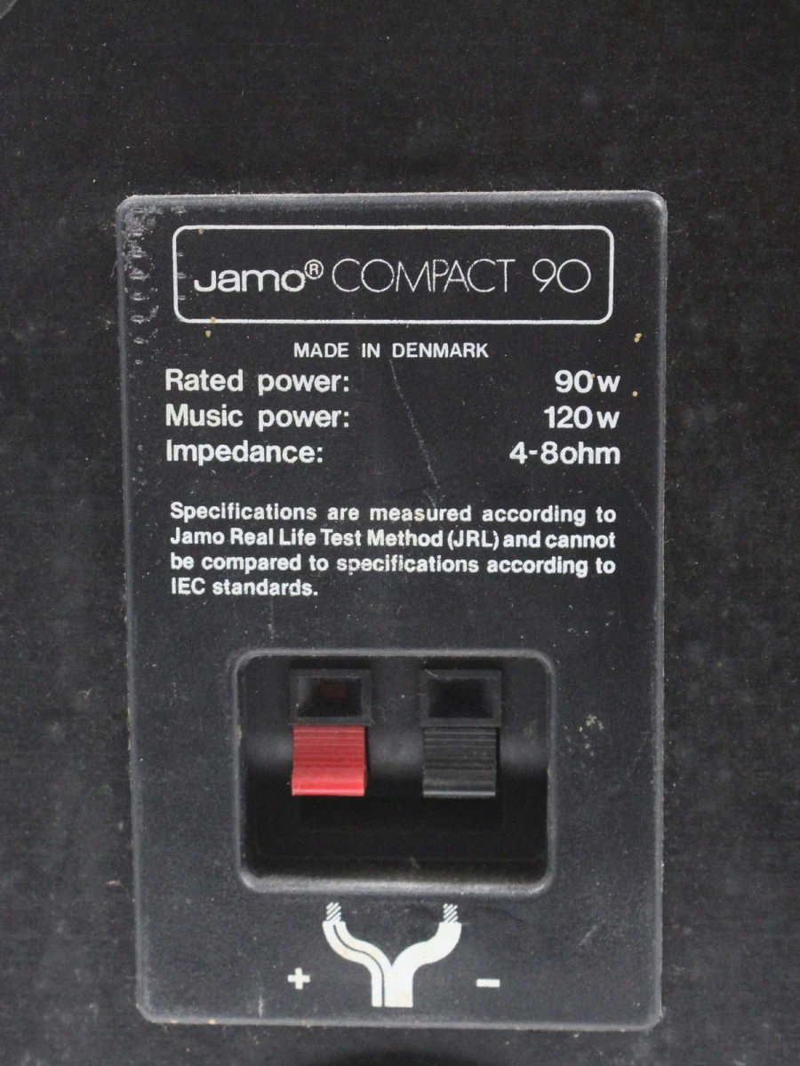 Set vintage Jamo Compact 90 luidsprekers