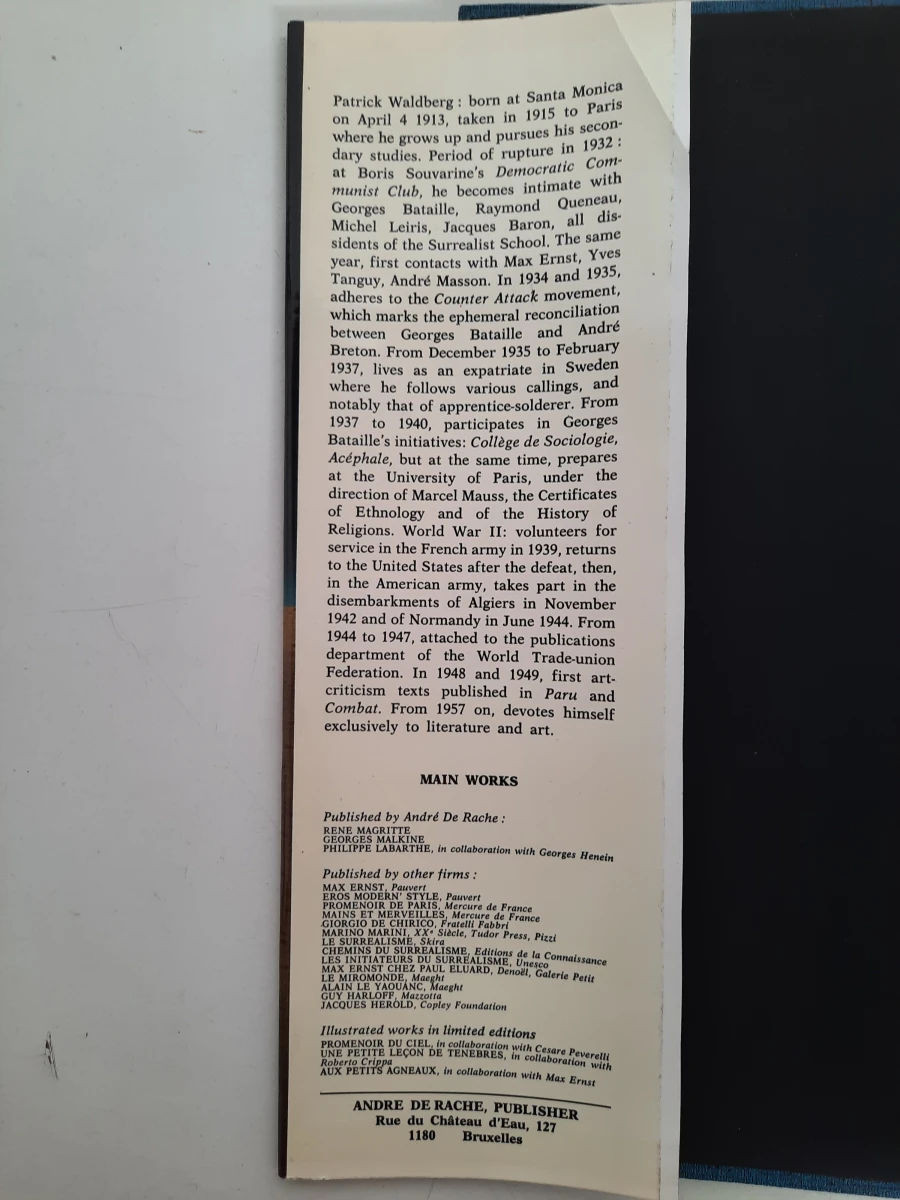 Patrick Waldberg – Félix Labisse (1971) – Monografie / Kunstboek