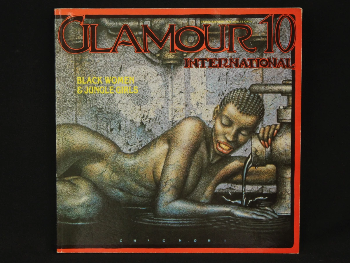 Set van 4 vintage Glamour International stripmagazines uit 1985