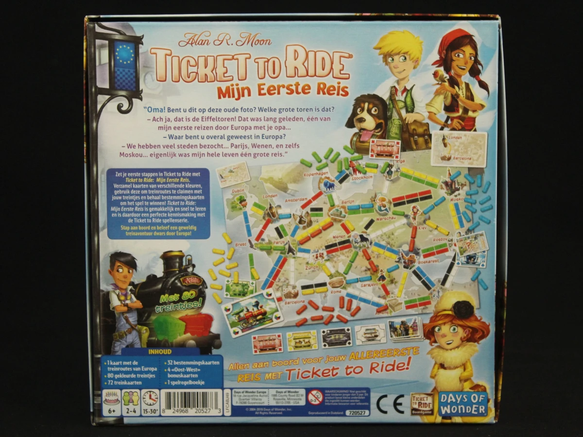 Set van 3 gezelschapsspellen in goede staat
