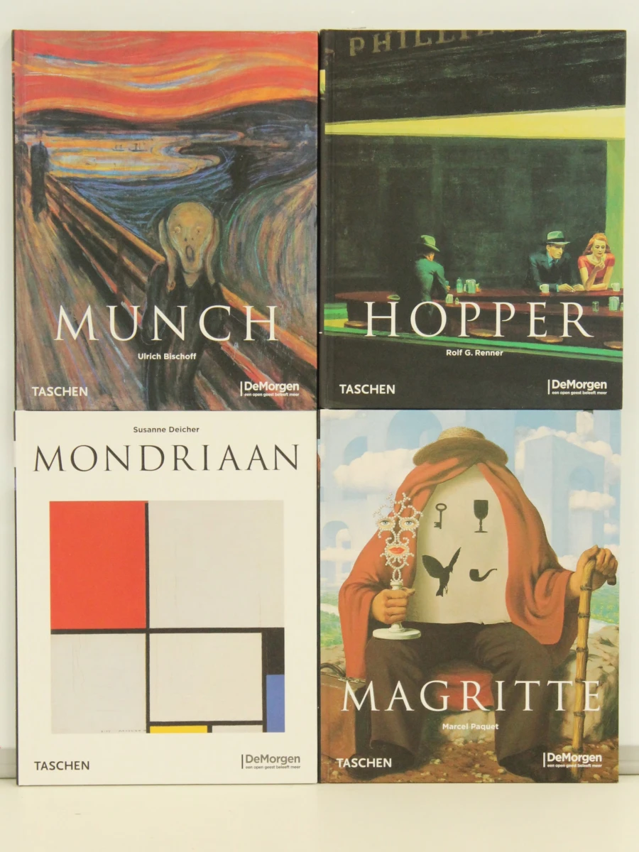 Set van 20 kunstboeken over beroemde schilders
