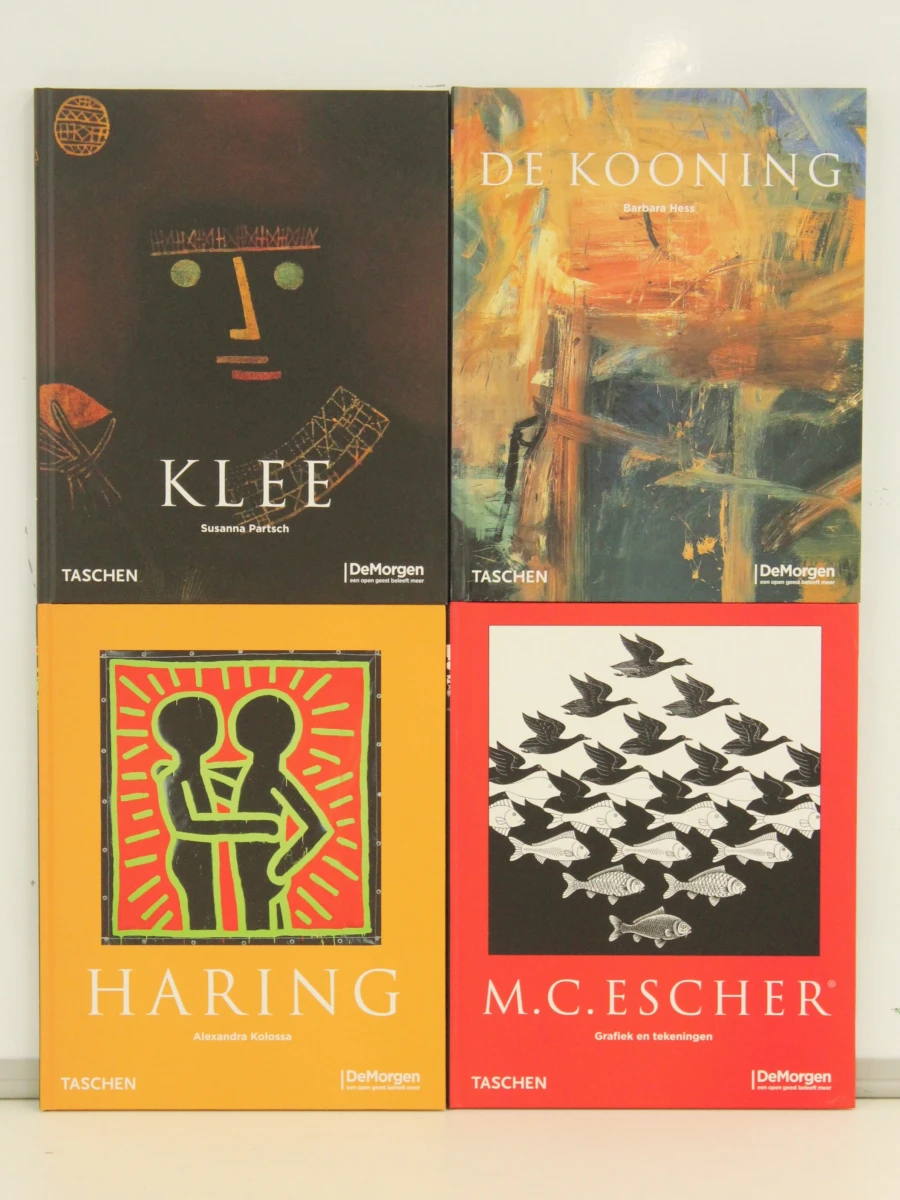 Set van 20 kunstboeken over beroemde schilders