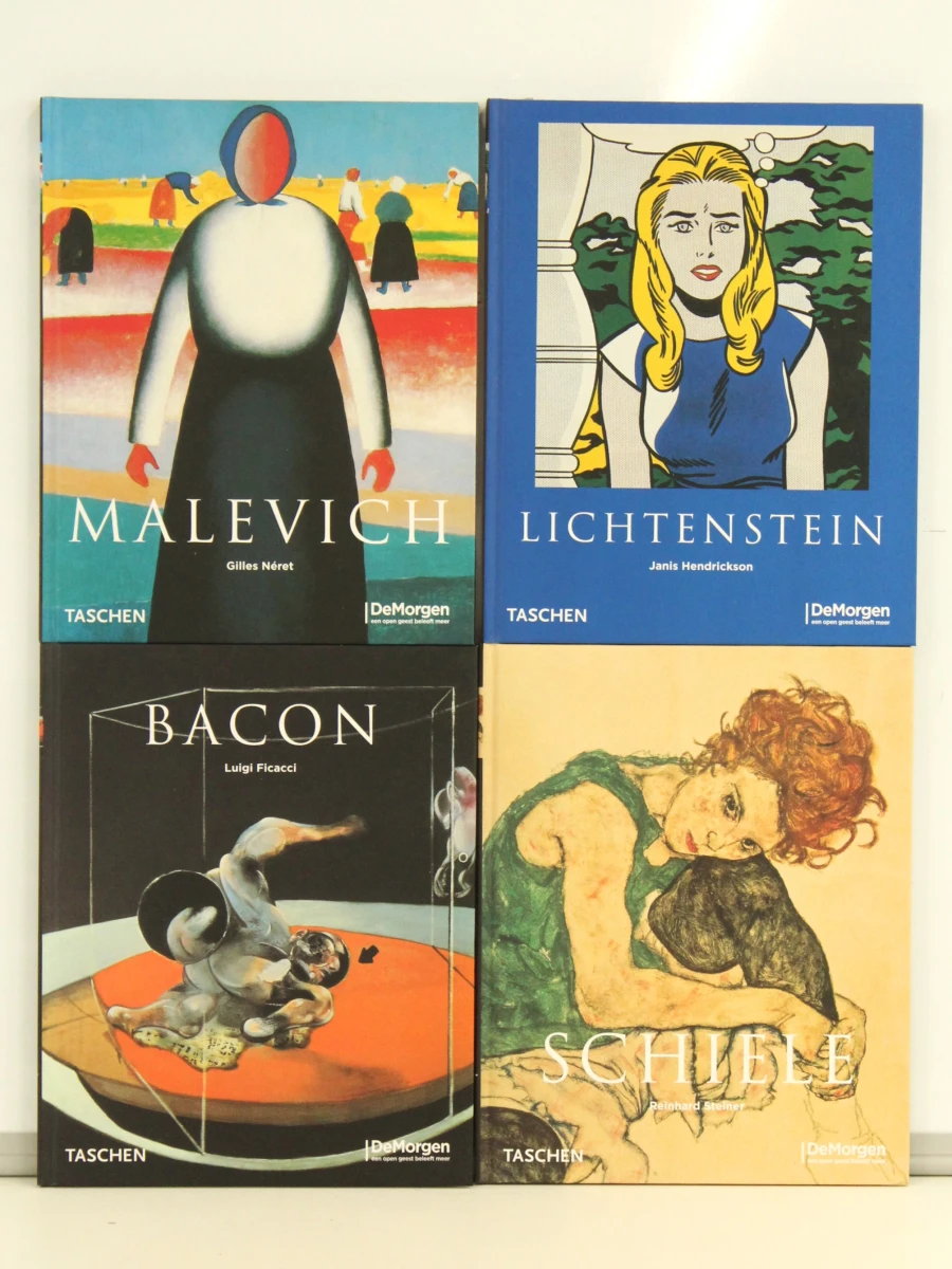 Set van 20 kunstboeken over beroemde schilders
