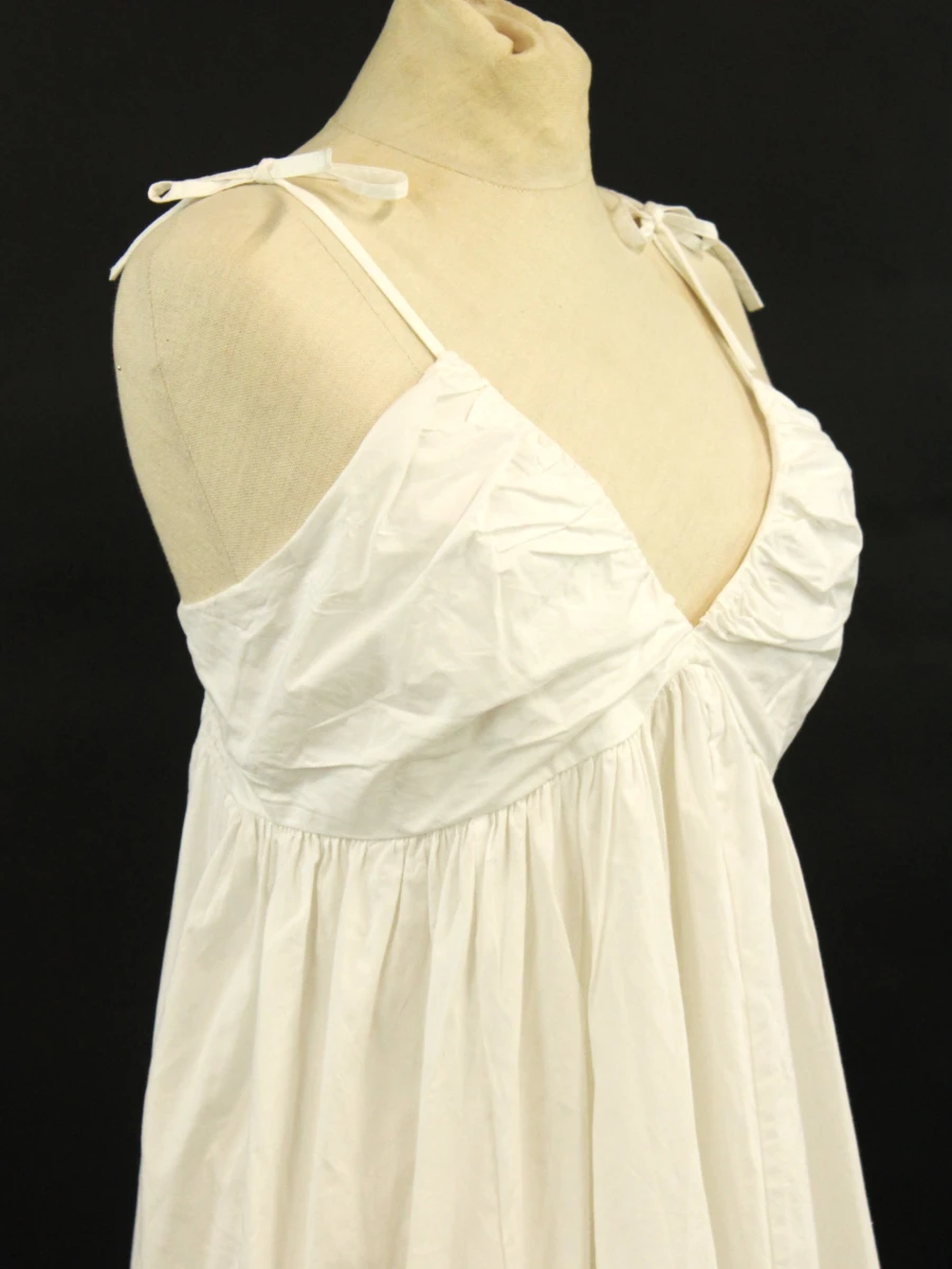 RAE model Charlotte - lang wit zomerjurkje - maat 38