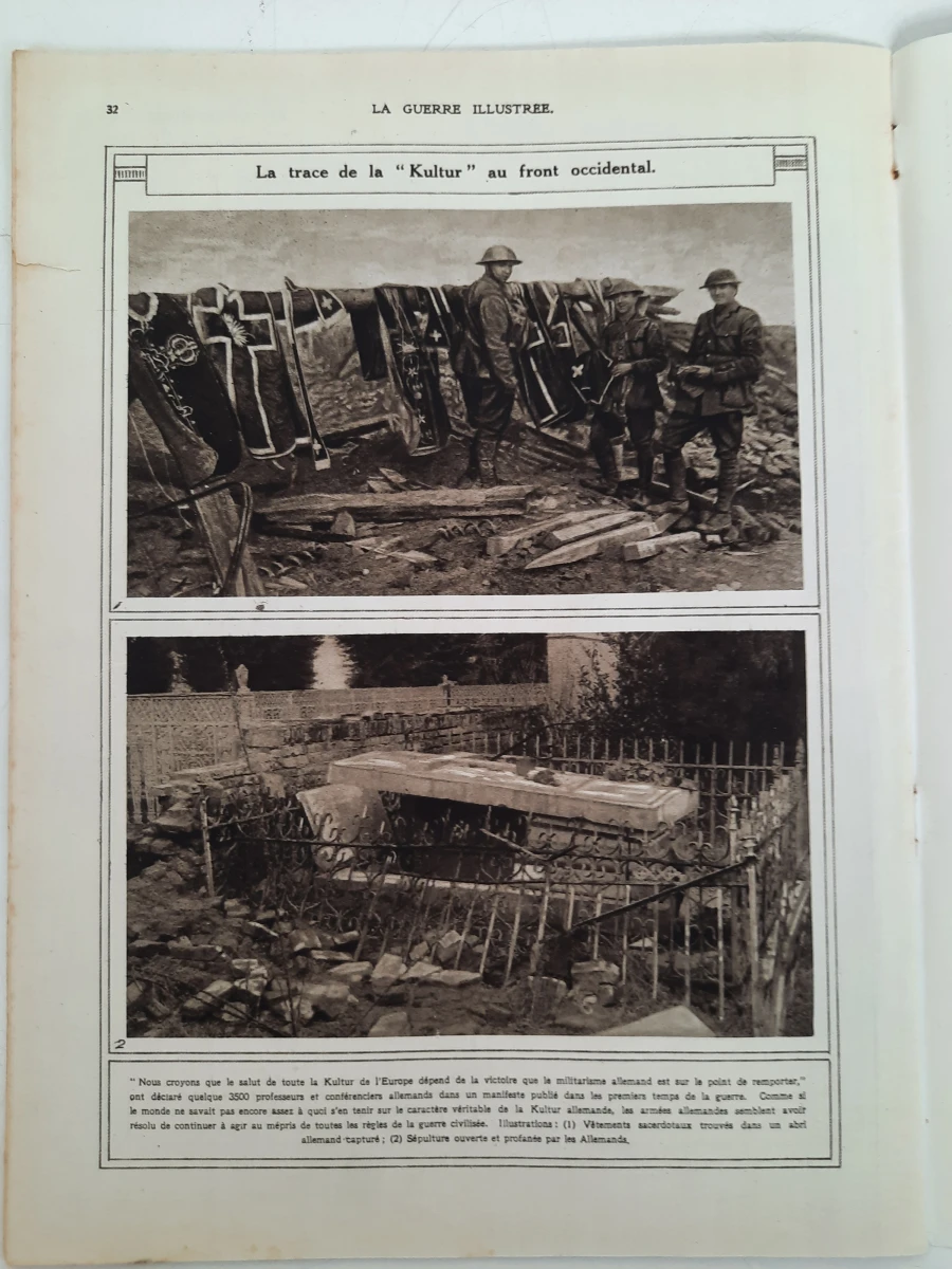 Grote Partij 'La Guerre Illustrée' (1917–1918) – Eerste Wereldoorlog Tijdschriften / Militaria