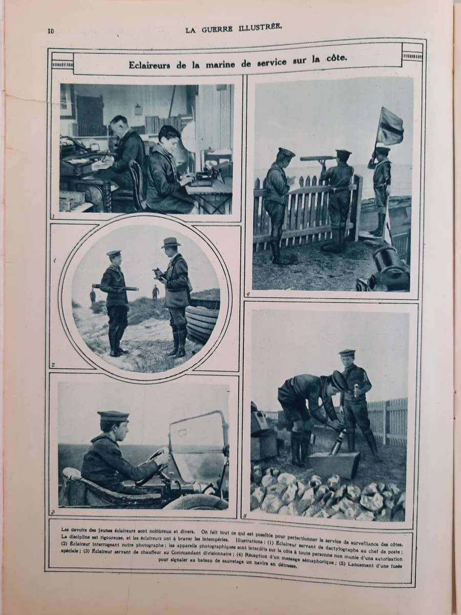 Grote Partij 'La Guerre Illustrée' (1917–1918) – Eerste Wereldoorlog Tijdschriften / Militaria