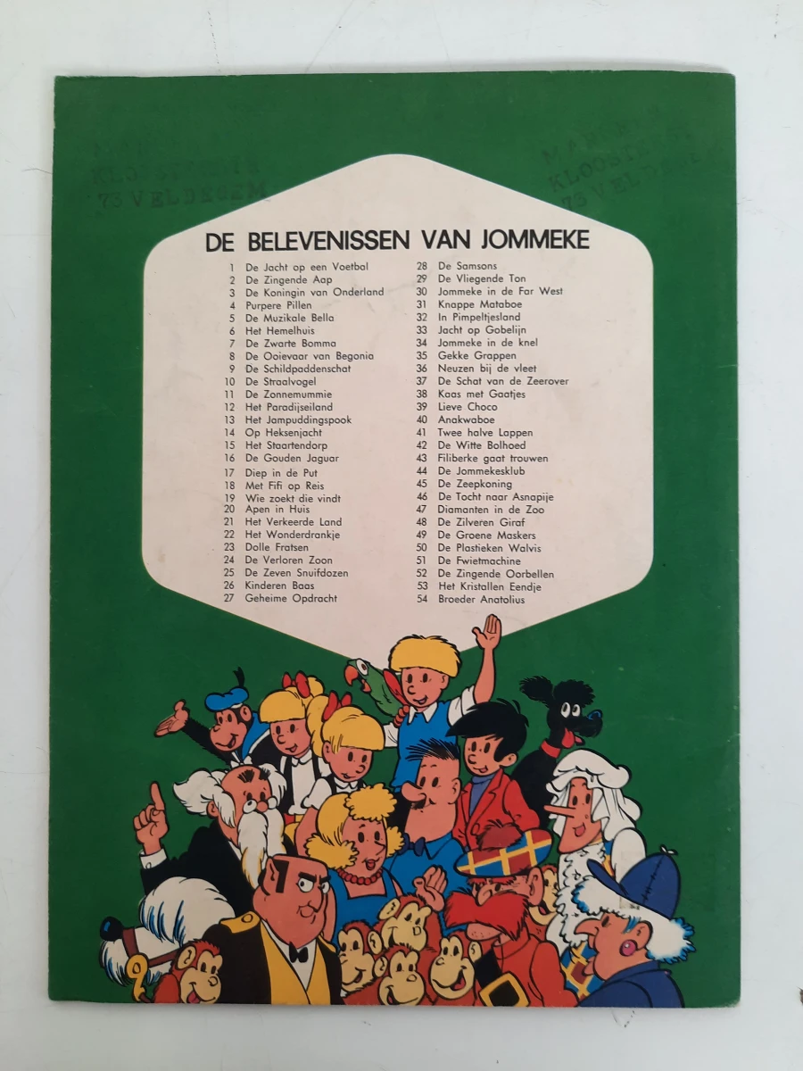 Grote Stapel Vintage Jommeke Stripboeken – Jef Nys – Jaren '60 / '70 / '80 (Kapoentjesuitgaven)