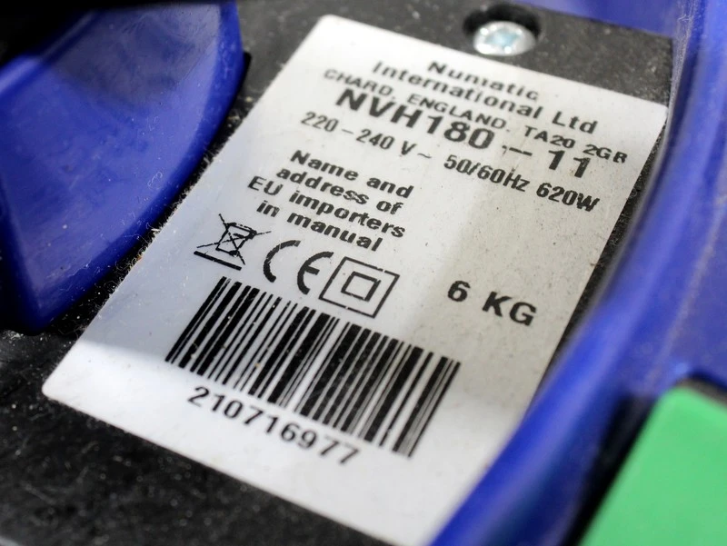 Numatic stofzuiger model NVH180-11 met krachtige motor en accessoires