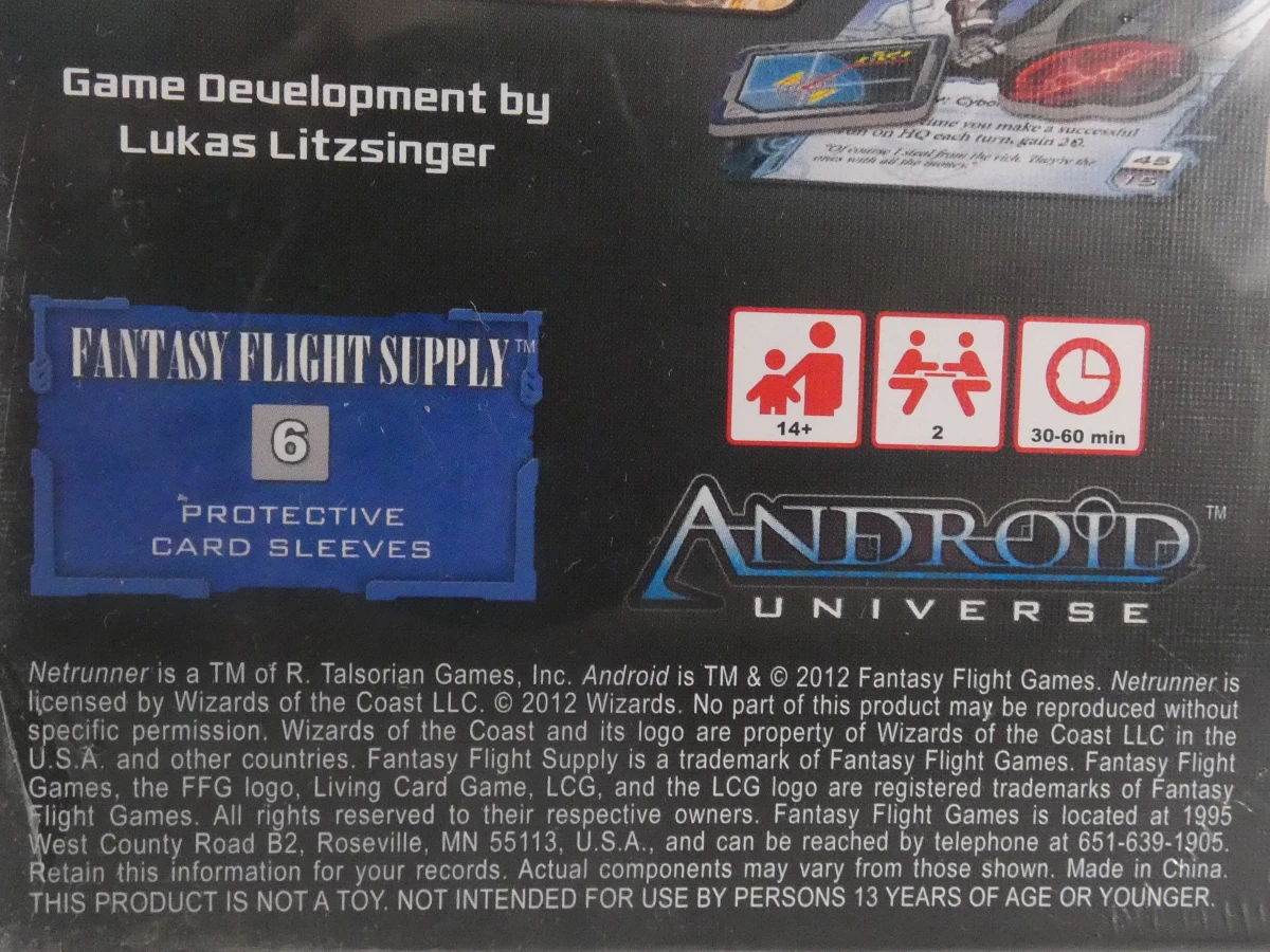 Android Netrunner kaartspel, nieuw en verzegeld