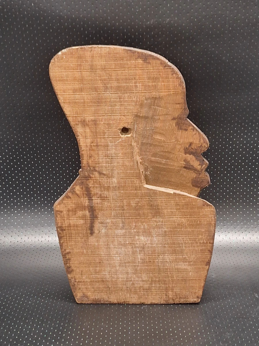 Unieke set Afrikaanse houten wandpanelen - Mid-Century Modern (man en vrouw)