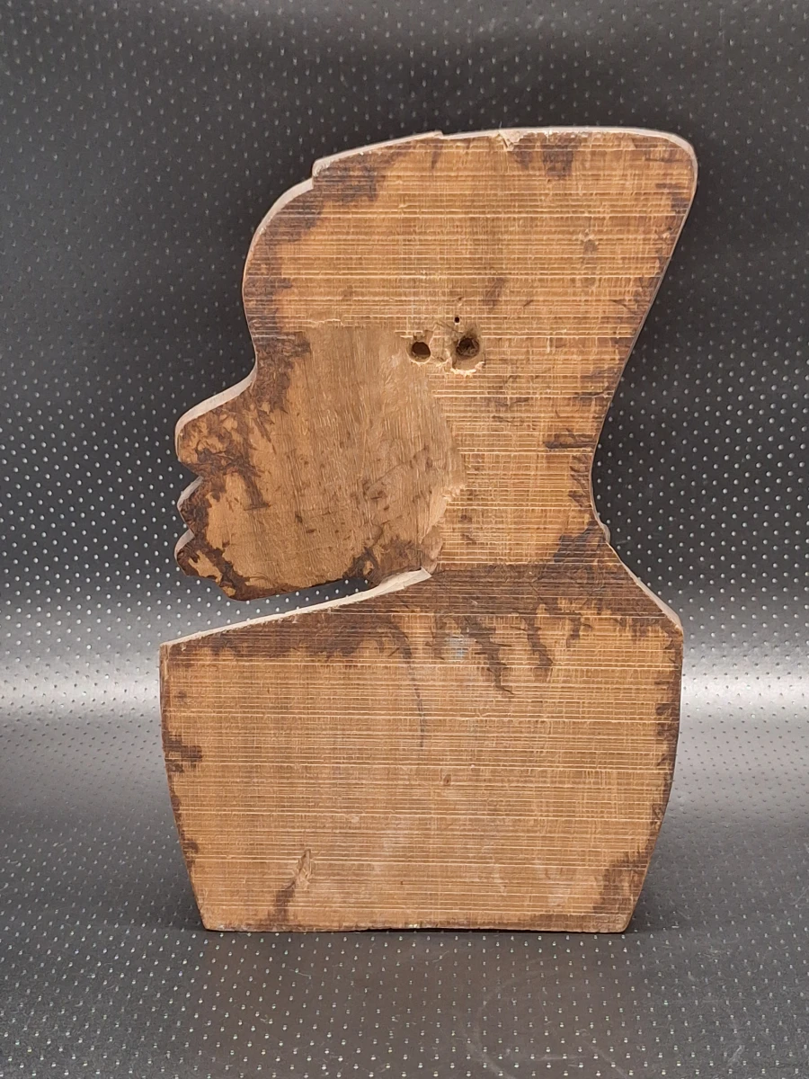 Unieke set Afrikaanse houten wandpanelen - Mid-Century Modern (man en vrouw)