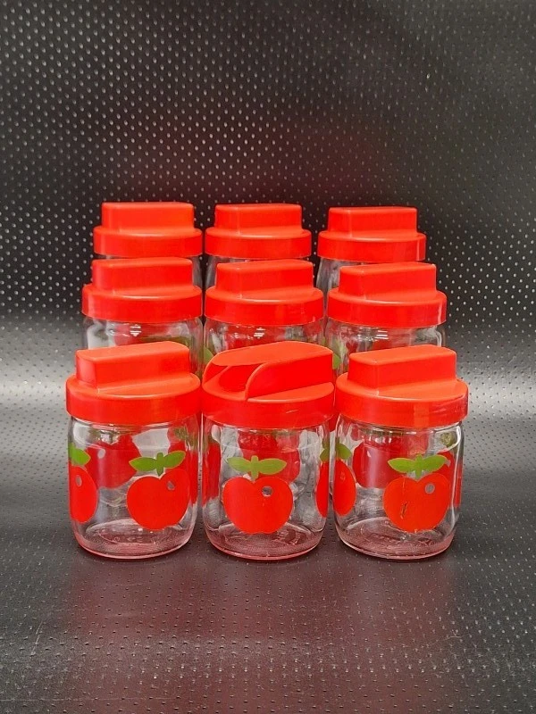 Lot van 9 vintage "Gulf" voorraadpotten