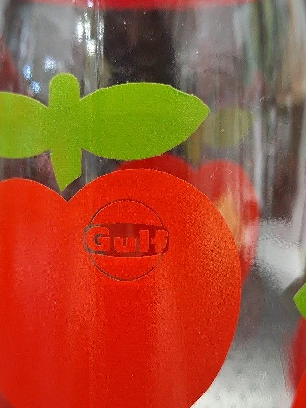 Lot van 9 vintage "Gulf" voorraadpotten