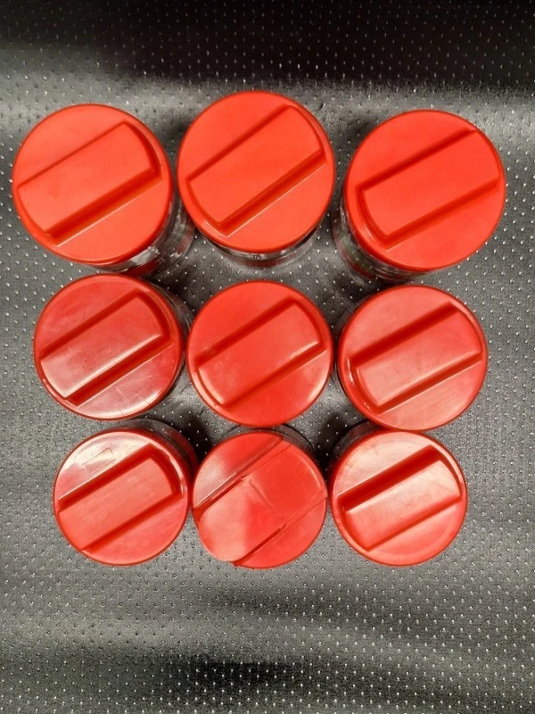 Lot van 9 vintage "Gulf" voorraadpotten
