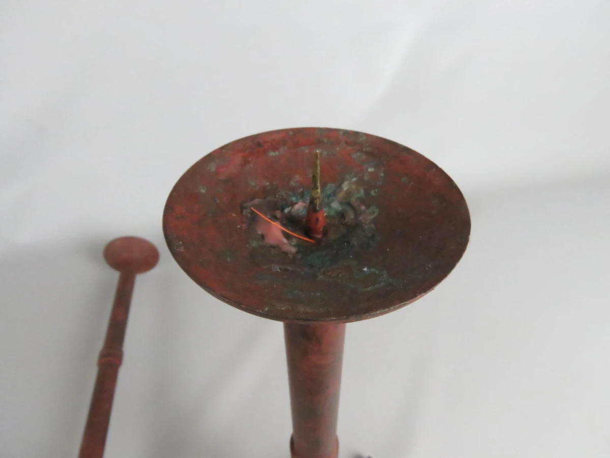 2 vintage kandelaren