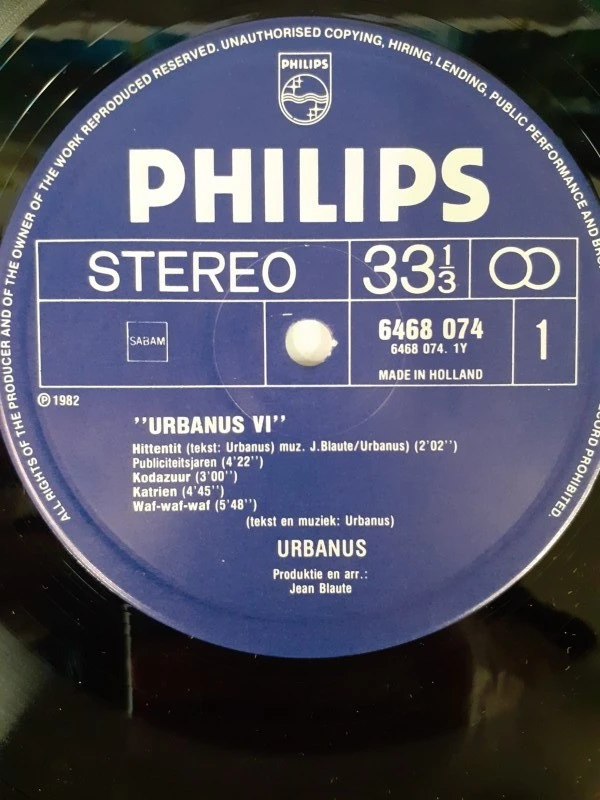 Vinyl: Lot van 4 Urbanus LP's - foto 20