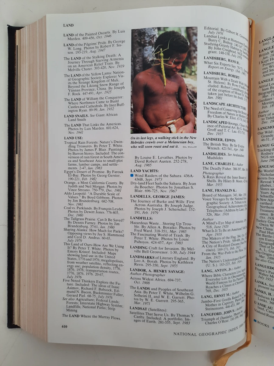 National Geographic Index 1888–1988 – Luxe Hardcover Jubileumeditie