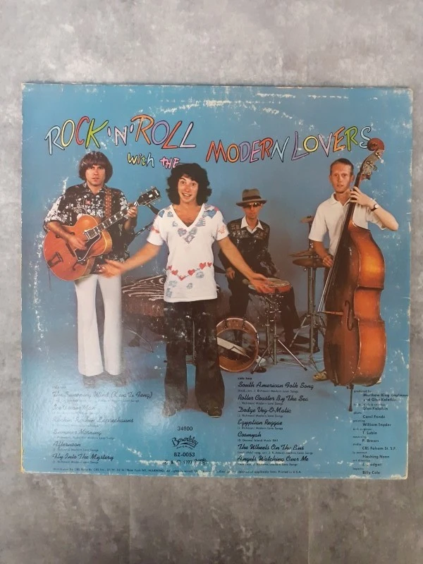 Vinyl: Jonathan Richman & The Modern Lovers – Rock 'n' Roll with the Modern Lovers - foto 2