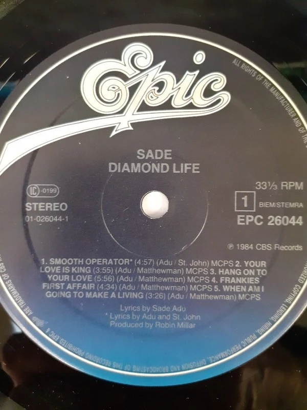 Vinyl: Sade - Diamond Life - foto 4