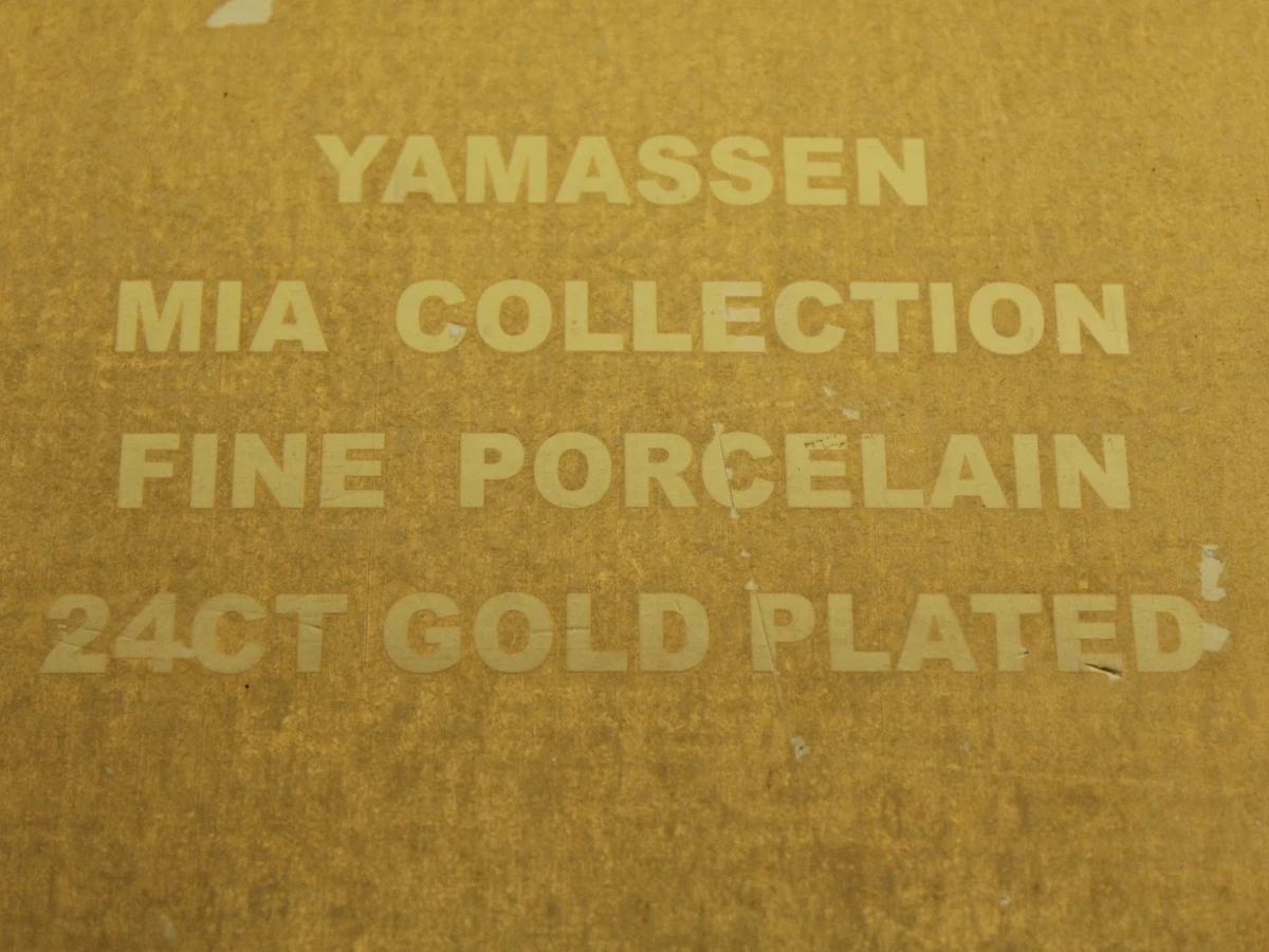 Yamassen Mia Collection fijn porselein koffieservies met 24-karaats vergulding