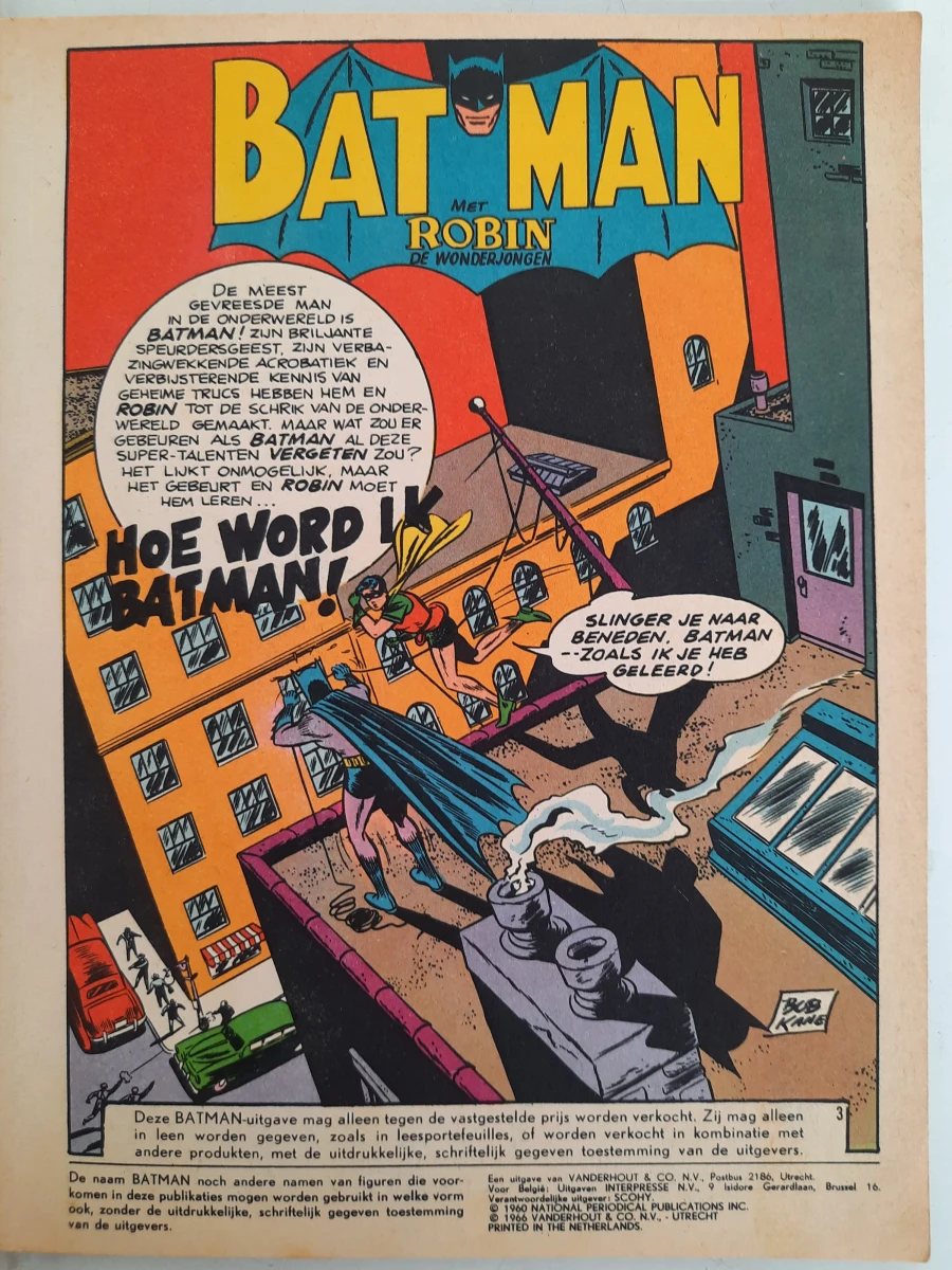 Groot Batman Album – 1.001 Geheimen van Batman en Robin (1966) – Vanderhout – Eerste Druk / Vintage Cult-Klassieker