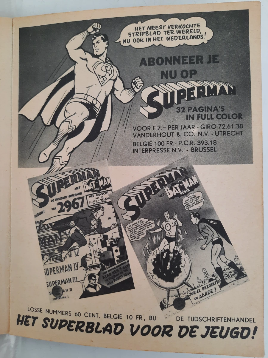 Groot Batman Album – 1.001 Geheimen van Batman en Robin (1966) – Vanderhout – Eerste Druk / Vintage Cult-Klassieker